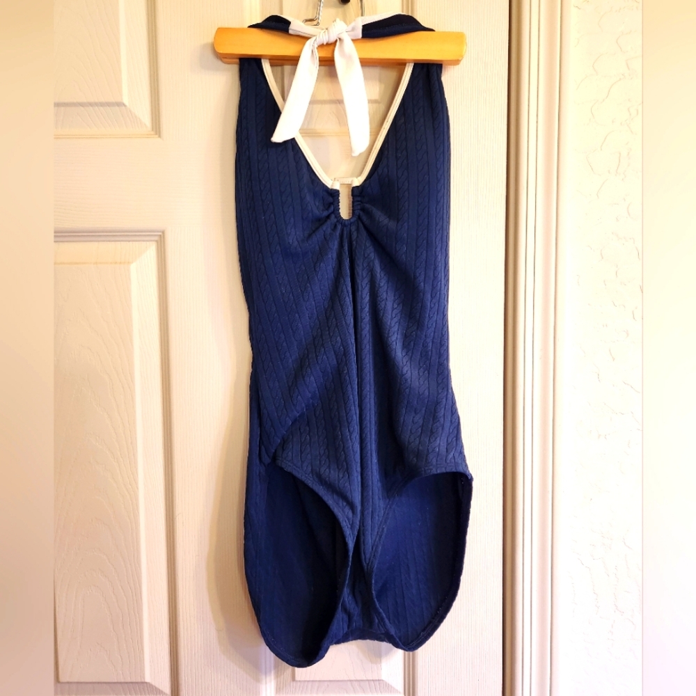 Nautica Cable Knit Bathing suit size 14